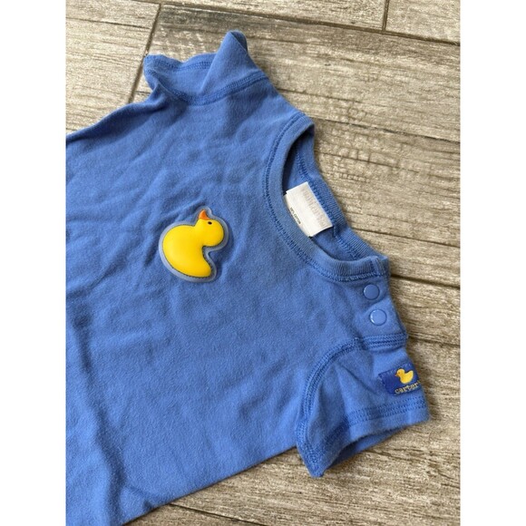 Vintage Carters 0-3 Month Yellow Little Duckie Baby Bodysuit - Picture 3 of 5